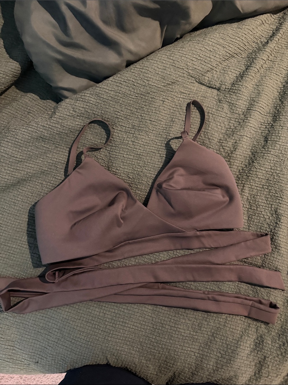 SKIMS NIKE Wrap Bralette -